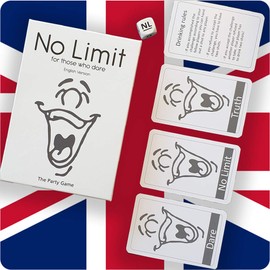 No Limit - for Those Who Dare - Party Game - Drinking Game - Card Game - Similar to Truth or Dare - Fun Game - Celebrate - English Version