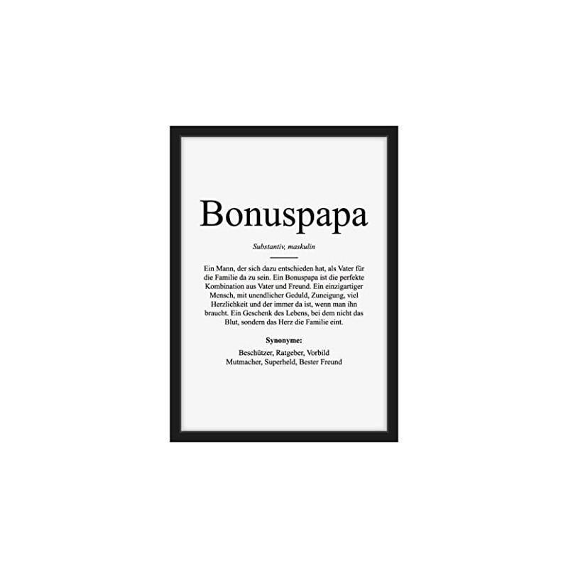 Bonus Dad Definition Word Explanation Step Dad Gift Birthday Gift