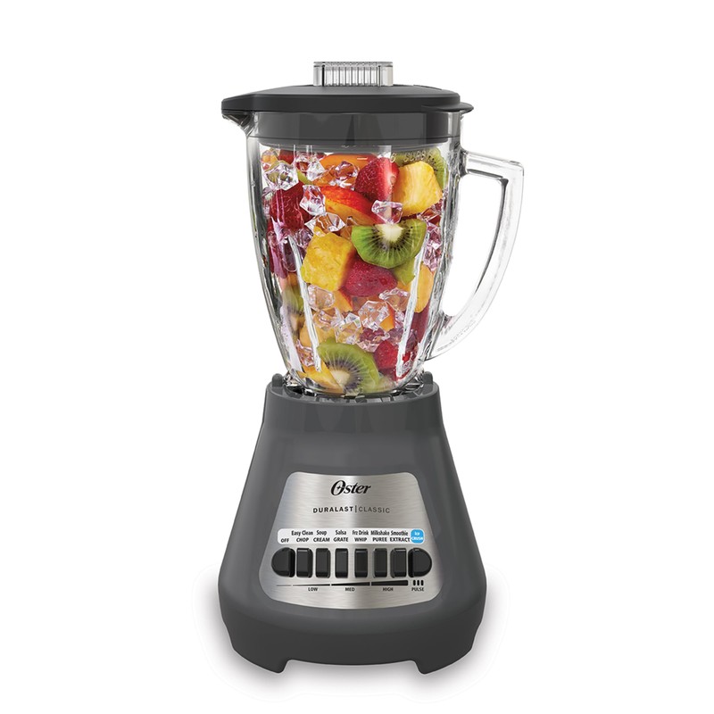 Oster® Classic Series 8-Speed Blender with 6-Cup Glass Jar, Gray