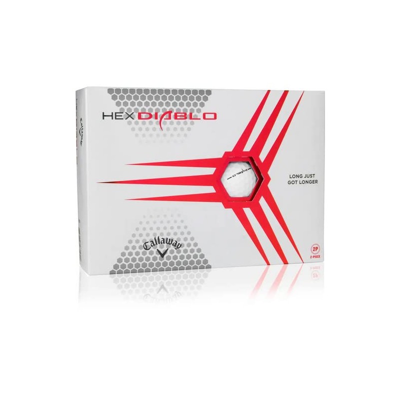 Callaway Golf White HEX Diablo AlignXL Golf Balls