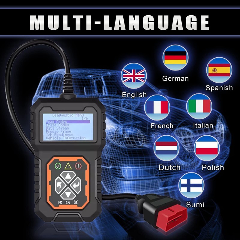 iKiKin OBD2 Car Codes Reader Automatic Diagnostic Tool, OBD2 Car