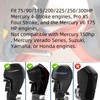 240110 4-Stroke Transom Saver for Mercury 75-300HP V6 175HP Black
