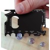 Multi-Tool Wallet Essential 18 in 1 Stainless Steel Card, for