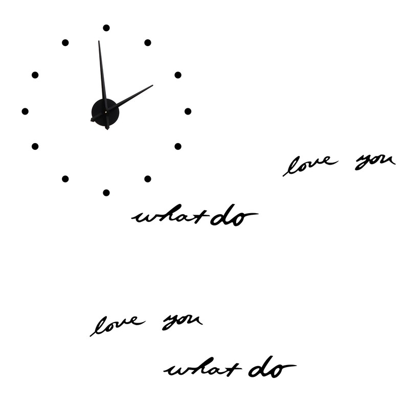 Innovative DIY Wall Clock Stylish Mirror Surface Sticker Clock Modern