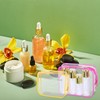 uxcell Clear Toiletry Bag, 12 Pcs PVC Transparent Makeup Bag