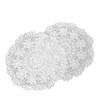 milkcat Hand Woven Round Lace White 40cm 2 Pieces Afternoon