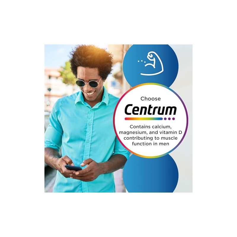 Centrum Multivitamin for Men, 23 Essential nutrients Including Vitamin D,