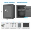 WASJOYE Fingerprint Biometric Safe Box Fireproof - Fingerprint Safe Box