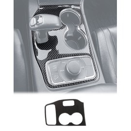 JeCar Kit de molduras interiores para Jeep Grand Cherokee WK2 2014-2015, acabado de fibra de carbono