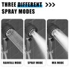 Handheld high-pressure shower head, with hose combination set, filter and