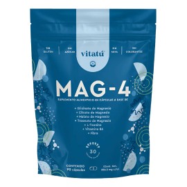 Magnesio 4 en 1 con Cuatro Fuentes de Magnesio Apoyo Muscular Energía y Bienestar General