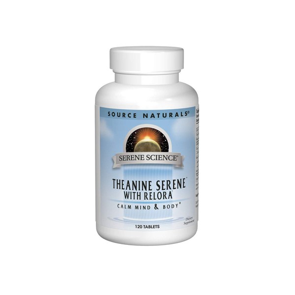 Source Naturals Serene Science L-Theanine with Relora, Magnesium and GABA - 120 Tablets