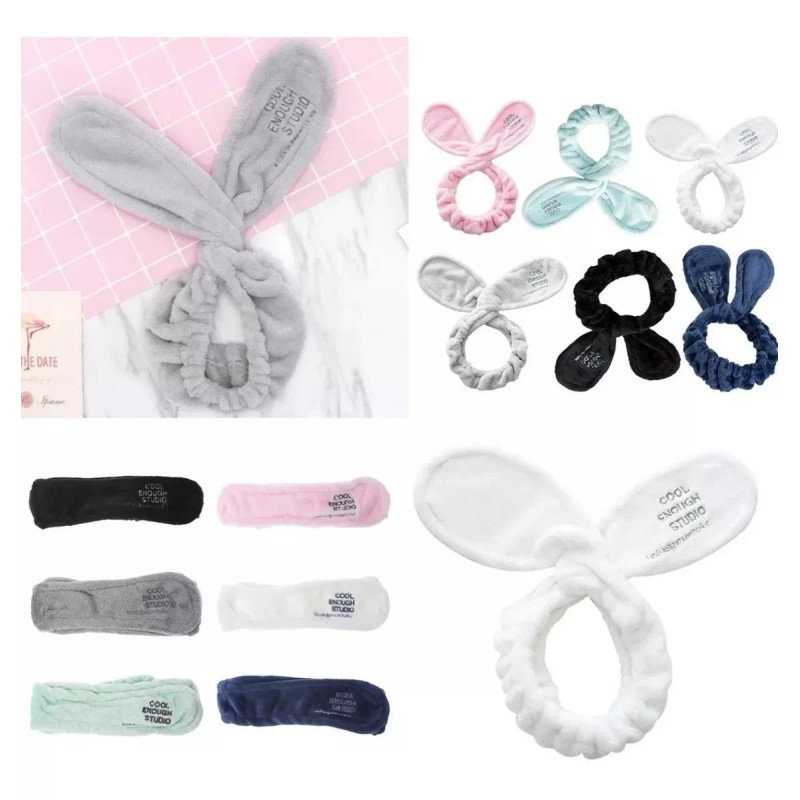 Universo en Linea Diadema Banda Cabello Orejas Conejo Maquillaje Niñas