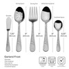 Pfaltzgraff Garland Frost 53-Piece Stainless Steel Flatware Serving Utensil Set