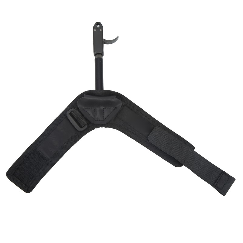 Bow Caliper Release Aid Aluminum Alloy Neoprene Wrist Strap Archery