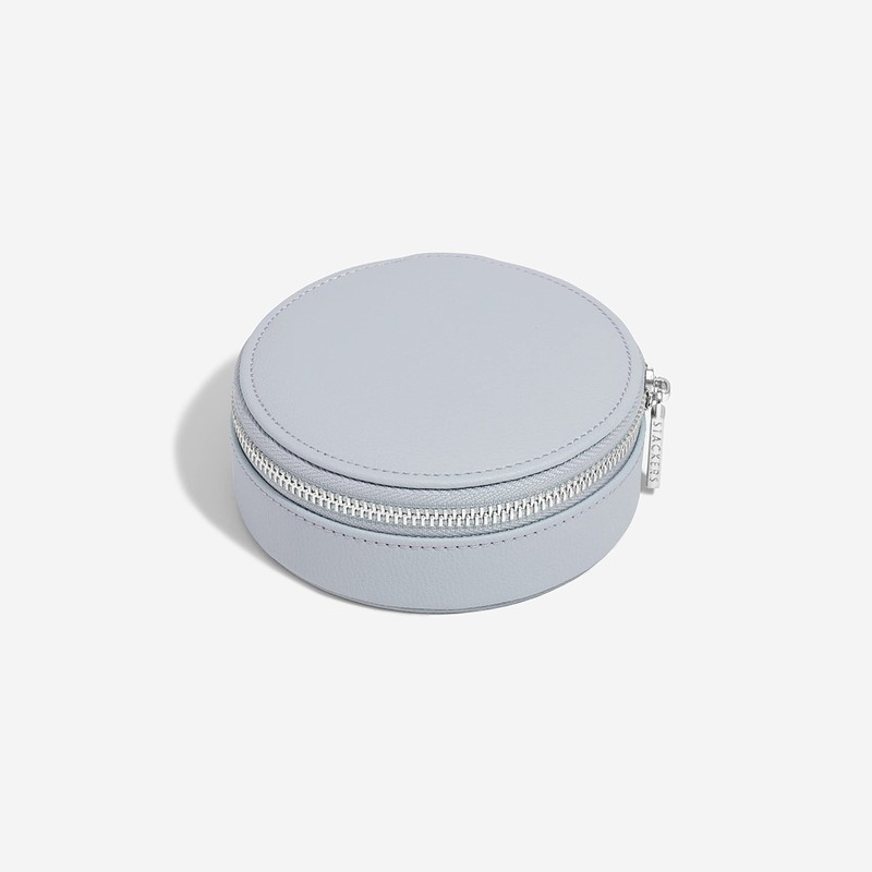Stackers Round Travel Jewellery Box Lavender