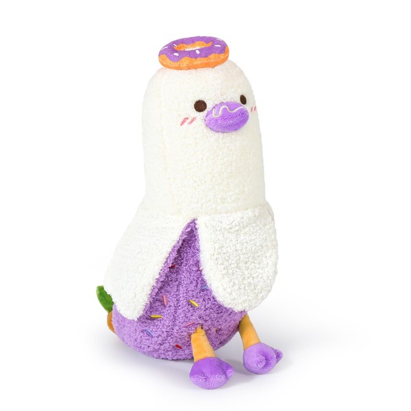 shownicer Plush Toy Banana Duck Cuddly Toy Duck Stuffed Toy