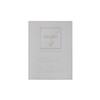 JACKALL JK Logo Peel Sticker, White, 2.2 x 2.9 inches