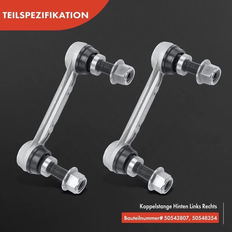 Frankberg 2 x Coupling Rod Rear Axle Left Right Compatible