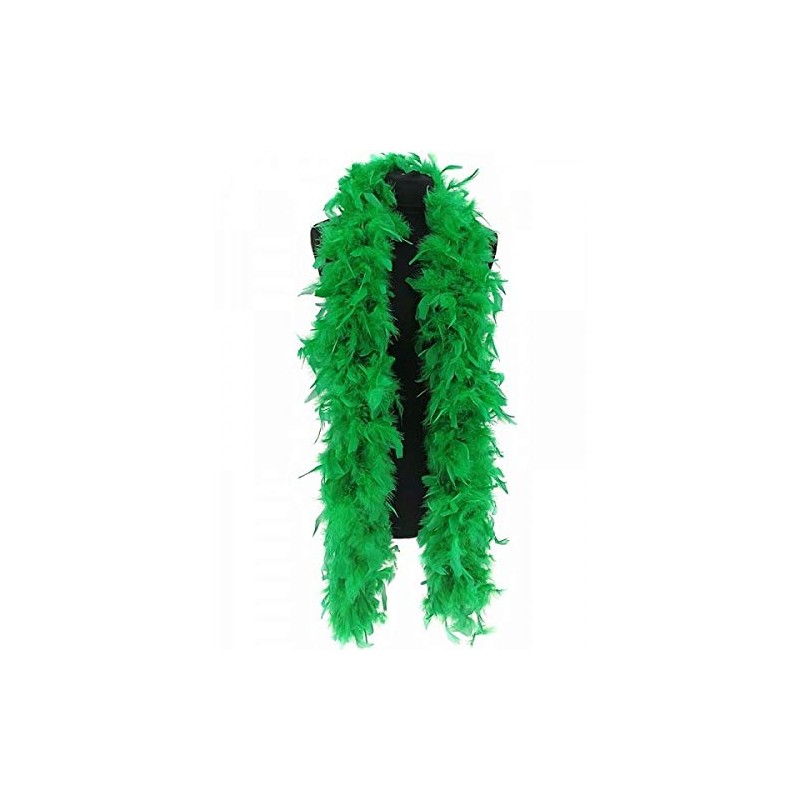 Deluxe Green Feather Boa – 100g -180cm