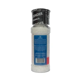 Coralina Kosher Sea Salt – Pure Evaporated Seawater, Kosher Certified. Ideal for Meats & Veggies. Slow-Dissolving. Refillable Ceramic Grinder. Gluten-Free.