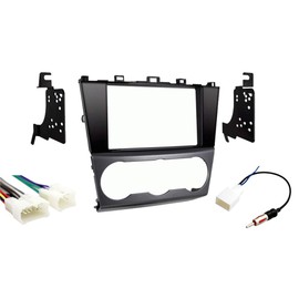 Harmony Audio HA-701761 Compatible with Fits Subaru XV Crosstrek 2013-2015 Aftermarket Radio Harness, HA-40LX11 Aftermarket Radio Antenna Adapter and 95-8907HG Double DIN Install Kit