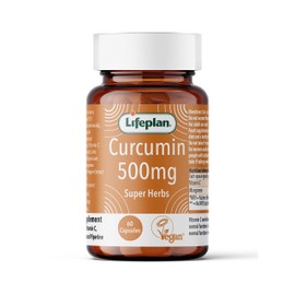 Lifeplan Lifeplan Super Herbs Curcumin 500mg (60 Capsules)  with Vitamin C and Manganese and Piperine  60-Day Supply
