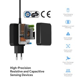 KFD 65 W Charger Power Supply Power Cable for Lenovo IdeaPad 3i Laptop 81X8006XGE V17 V14 V15 V140 V145 V155 S130 S145 S340 S540 S130-11IGM S130-14IGM S145-14IGM S145-145 4IWL S145-15IWL S340-15IWL