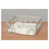 Shabby Chic White Napkin Holder