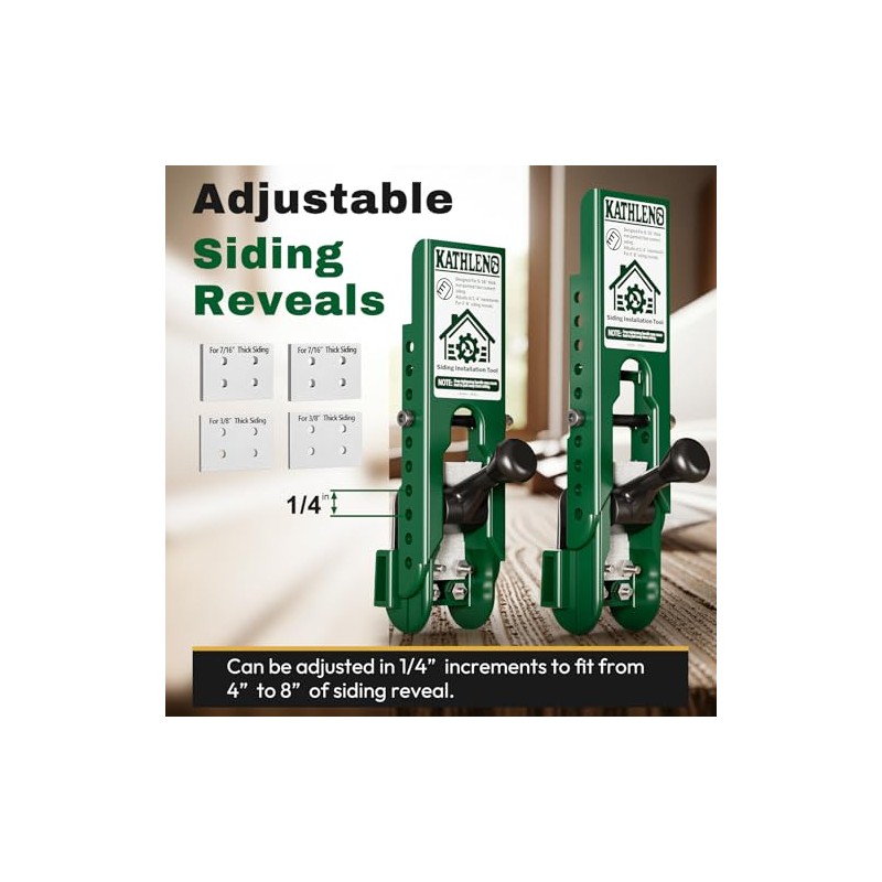 Pro Siding Installation Tools, Siding Gauge Tools, Adjustable Reveal, Heavy-Duty