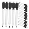 SEWACC 20pcs Small Whiteboard Markers with Eraser Water Based Erasable