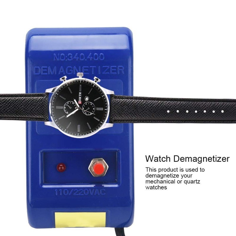 Watch Demagnetizer, Repair Kit Tool Professional Mechanical Wristwatch Demagnetizing Tools