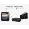 4 Packs Compression Packing Cubes for Travel - Expandable Luggage