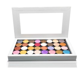 Coosei Strong Magnetic Recessed Eyeshadow Palette Makeup Eyeshadow Extra Large Empty Bright White