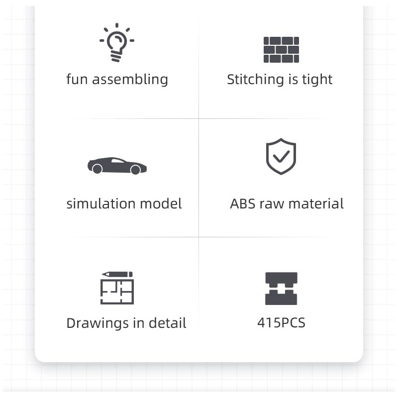 Mould King 27025 SUV Model Car + Display Case 415pcs