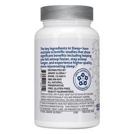 Amare Global Sleep+ Daily Melaton-Free Supplement for Refreshing and Restful Sleep, 30 Servings