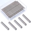Swpeet 50Pcs 5mm x 25mm Dowel Pin Shelf Support Pegs,
