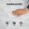 4AS Quilted Waterproof Mattress Protector - Hypoallergenic & Breathable Mattress