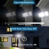 Olafus 80W Plug in Flood Lights Dusk to Dawn Outdoor
