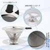 Liroyal Coffee Dripper Stainless Steel for 2-4 Cups, Stainless Steel