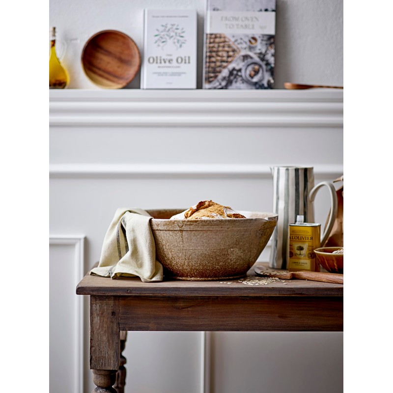 Bloomingville Begonia Green Ceramic Jug