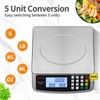 Food Scale 88lb/40kg Large Digital Kitchen Scale 0.05oz/1g with Price