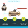 SharkBite 1 Inch PVC x 3/4 Inch CTS Ball Valve,