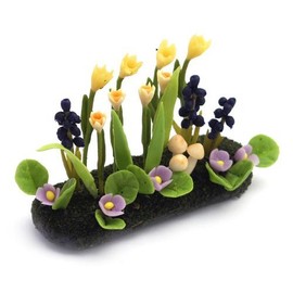 MyTinyWorld Dolls House Miniature Large DIY Flower Bed (DIY7)