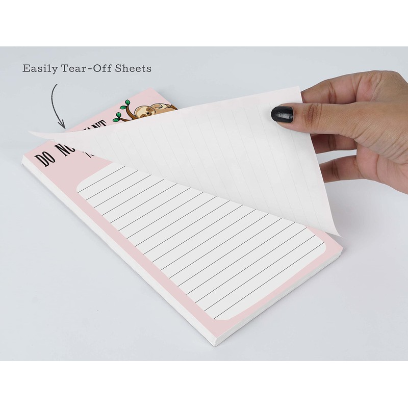Inkdotpot Pack Of 2 Daily Planner List Undated Notepads, Memo