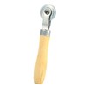 Eacam Wooden Handle Bearing Roller Tire Repair Tool with 4cm