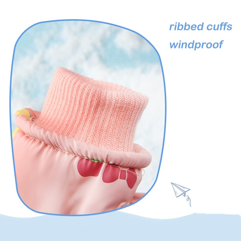 JUPSK Kids Winter Ski Gloves Waterproof Snowboard Mittens Anti Slip