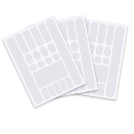 Pack of 3 Bicycle Frame Protection Carbon Stickers, Bicycle Protective Film, Frame Protection Film, Bicycle Protection Paint Damage Frame Sticker, Protective Film Bicycle Frame for Bicycle, Mountain