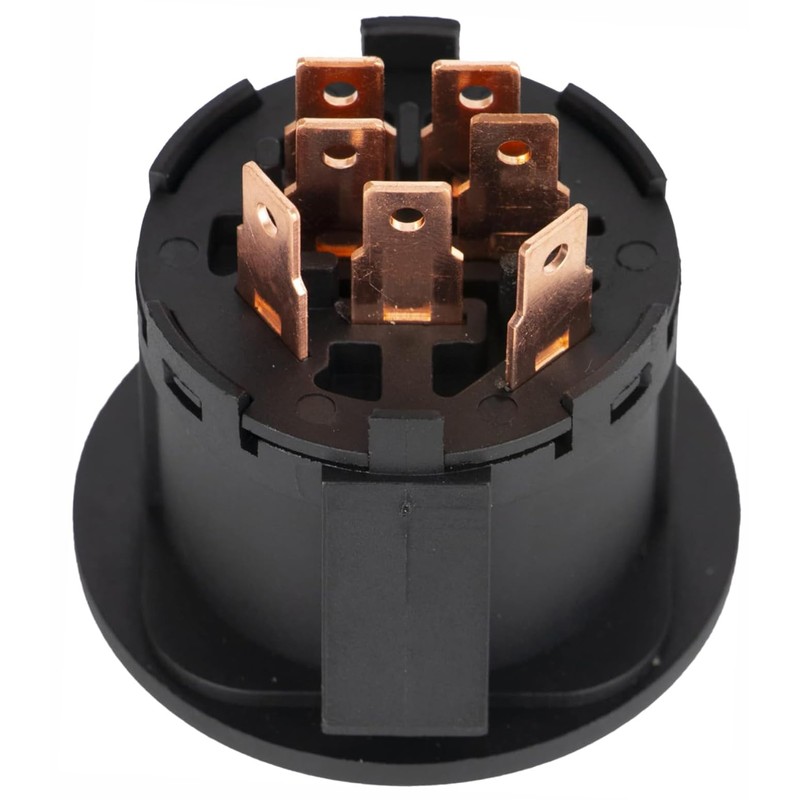 Ignition Switch with 2 Key 4 Position 7 Terminals Replace