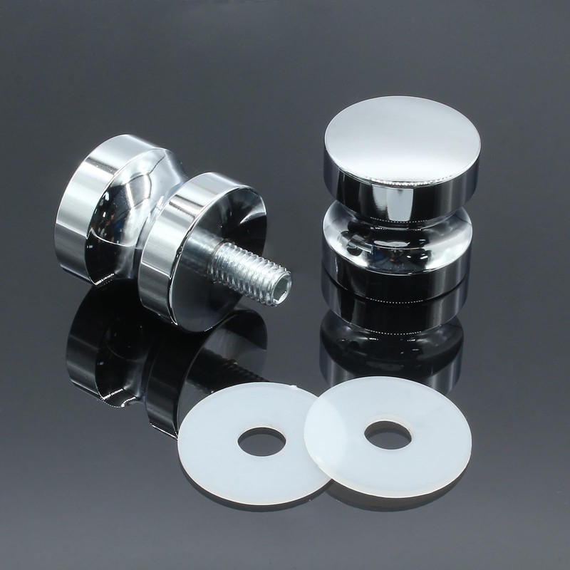 Kyuionty 2 Pack Shower Glass Door Handle, Stainless Steel Shower